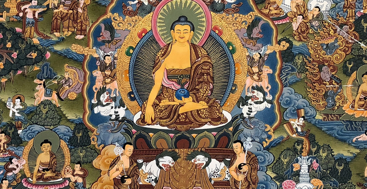 Buddhist Mandala Thangka Vajrayogini Wallpaper by walltowall | Society6